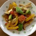 むっちまみー's cooksnap of when they made エリンギ、アボカド、トマトのバター炒め.