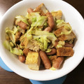 ぽぽりん‪˙ᵕ˙⑅'s cooksnap of when they made 簡単！厚揚げとキャベツのゆず胡椒炒め.