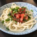 にむばすしゅたーぜん's cooksnap of when they made ツナとトマトのぶっかけ冷うどん.