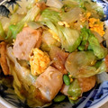 ☆あんこドーナツ☆'s cooksnap of when they made 【鶏胸肉とレタスのウスターマヨ炒め】.