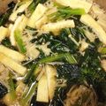 クックKUHZ0W☆'s cooksnap of when they made 小松菜とあげとえのきのさっと煮.