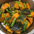anとも's cooksnap of when they made かぼちゃといんげんの和風ごまあえ.