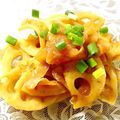 earth。's cooksnap of when they made れんこんと生ハムの柚子胡椒サラダ.