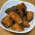 たちんぺ's cooksnap of when they made かぼちゃのごまバタ醤油煮♪.