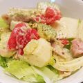 RSハハ's cooksnap of when they made アボカドと長いものバジルソースサラダ.