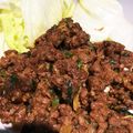 AsukA1025's cooksnap of when they made ひき肉のレタス包み.