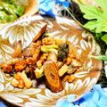 makichihua's cooksnap of when they made ごぼうと胡桃のバルサミコサラダ.