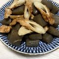 KPW☆'s cooksnap of when they made 作り置きにこんにゃくとちくわの甘辛.