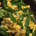 ほっぺタウン☆'s cooksnap of when they made お弁当に☆スナップエンドウと卵のつゆ炒め.