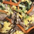 miか's cooksnap of when they made 豚こまときくらげの野菜ｵｲｽﾀｰ炒め.