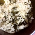 クックRUUPJF☆'s cooksnap of when they made 戻して入れて炊くだけ！簡単ワカメご飯♪.
