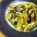 にゃ★にゃ's cooksnap of when they made 【農家のレシピ】さやえんどうの佃煮.