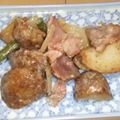 きらり流れ星's cooksnap of when they made 揚げたポテトとベーコンの温かいポテサラ.