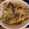 mokomoko35's cooksnap of when they made ホウレンソウとイワシのパスタ.