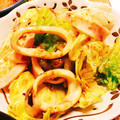 あちゃママ♡'s cooksnap of when they made 簡単♡イカとレタスの中華サラダ.