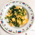 ＊りぃちゃ＊'s cooksnap of when they made ほうれん草と卵◎鶏ガラ炒め.