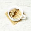 ウメ吉さん's cooksnap of when they made しらたきと茸の寒天入り低カロリースープ.