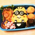 ゆんmama☆'s cooksnap of when they made キャラ弁☆簡単ミニオン弁当.