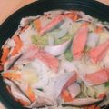 桜月❀咲良mommy's cooksnap of when they made 春キャベツと鮭のバタポン蒸し.