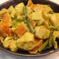 花花里's cooksnap of when they made レンジだけで簡単ささみのカレー和え.