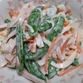 クックTBK3HH☆'s cooksnap of when they made スナップえんどうと新玉のサラダ.