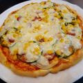 せなすん。's cooksnap of when they made 【ホットケーキＭＩＸ】ふわふわ手作りピザ.