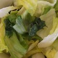 にゃんこ８'s cooksnap of when they made レタスとハムと大葉のやみつきサラダ.