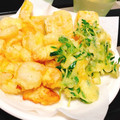ミニー♥♡'s cooksnap of when they made 簡単、美味しすぎてハマる。豆苗のかき揚げ.
