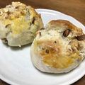 ふんわり葉っぱ's cooksnap of when they made ＨＭで作る♪ナッツチョコのお手軽プチパン.