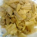 ☆ゆなふみ☆'s cooksnap of when they made 簡単我が家の無限たけのこ(甘味噌味).