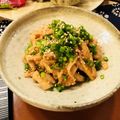 mizzan19's cooksnap of when they made 辛旨おつまみ♡ﾞ鶏皮のコチュポン和え.