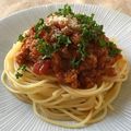 ゆみクローバー's cooksnap of when they made 昭和なミートソース.