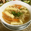 ☆Rokko☆'s cooksnap of when they made ［簡単 えのき人参 食べる中華スープ ］.