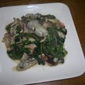 妙香ママ's cooksnap of when they made 牡蠣とほうれん草のバター炒め.