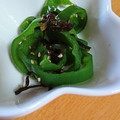 ＠すみれちゃん's cooksnap of when they made 大量消費！ピーマンの塩昆布とごま油の和物.