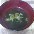 ﾍﾞｰｽﾒｲｸ's cooksnap of when they made 一人分即席！とろろ昆布＆塩昆布のお吸い物.