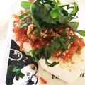 ユーロン's cooksnap of when they made ［簡単 冷奴 キムチ すりゴマゴマ］.