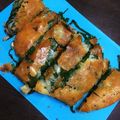 ひがさゆ's cooksnap of when they made 大葉チーズたくあんチヂミ[大量消費にも].