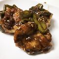 ホイサン's cooksnap of when they made バルサミコソースで甘辛チキンバー.