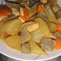 クック2ZYALD☆'s cooksnap of when they made 皮付き大根と鶏の煮物♪簡単.