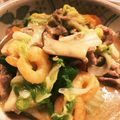 mika121t's cooksnap of when they made お弁当に　白菜と豚バラの八宝菜風.