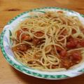 kotohime00's cooksnap of when they made サバ水煮缶 トマト缶パスタソース.