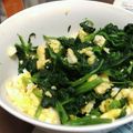 あゆたっくん's cooksnap of when they made ほうれん草のお浸し、ミモザ仕立て.