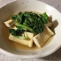 chiikoneko's cooksnap of when they made セロリの葉の煮浸し.