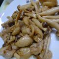 myukitty's cooksnap of when they made 鶏皮しめじのめんつゆ炒め☆彡.