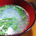 にゃ★にゃ's cooksnap of when they made 春菊とえのきの中華スープ.