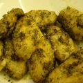 ナムケン's cooksnap of when they made チキンのペストソース焼き.