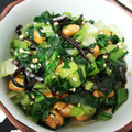 クックQDU3R7☆'s cooksnap of when they made 塩昆布が◎納豆と小松菜の和え物.