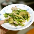 かすてら１２'s cooksnap of when they made アスパラと豚肉のあっさり生姜醤油炒め♪.