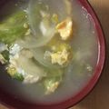 ルルルるか☆'s cooksnap of when they made レタスと卵のスープ★ヘルシー美味しい★.